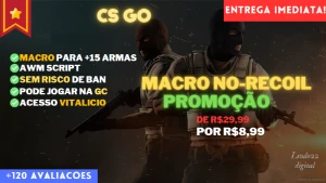 [Novo] Macro No-Recoil para CS GO | Entrega imediata - Counter Strike