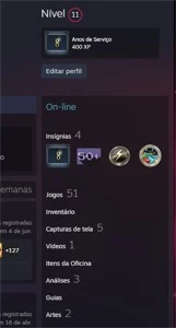 Conta 8 anos de serviço 51 jogos - Outros