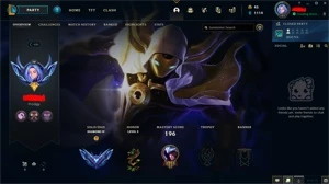 (LOL) CONTA DIAMANTE 4, 63 SKINS, 75 CAMPEÕES, NÍVEL 121 - League of Legends