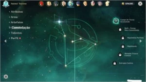 Genshin Impact - Conta com Diluc 1 constelação e +