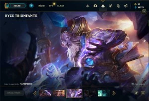 Conta diamante 4 com TODOS os champs e 290 Skins (Nivel 722) - League of Legends LOL