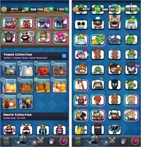 CLASH ROYALE MELHOR CONTA PARA PUSH +6400