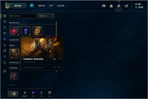 Conta unranked com 5 skins e 35 champs - League of Legends LOL