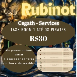 Service TASK Rubinot  - Sala 1 - Tibia