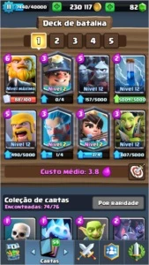 4K - com baú lendario e magico - mais de 200k de ouro - Clash Royale