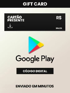 Gift Card Google Play Recarga Saldo Código de Resgate R$ 100