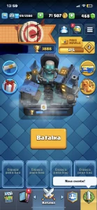 conta clash royale