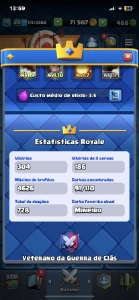 conta clash royale