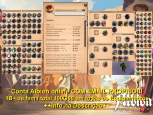 Conta Full Spec Armor e algumas armas (com Craft de pot) - Albion Online
