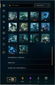 CONTA LEAGUE OF LEGENDS DIAMANTE 1 31 SKINS 76 CAMPEÕES LOL