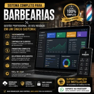 Software para Barbearia - Gestão Completa para Profissionais - Sites, Lojas e Sistemas Prontos Sites e Scripts