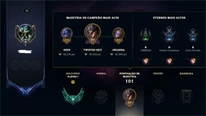plat 1 75 pdl, d2 season passada, dono único. - League of Legends: Wild Rift LOL WR