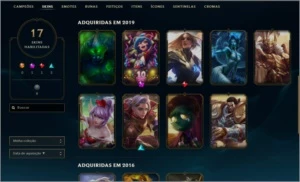 conta gold 1 upada a mão mmr bom wr bom - League of Legends LOL