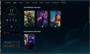 conta gold 1 upada a mão mmr bom wr bom - League of Legends LOL