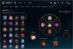 Conta Platina IV, 123 Skins - League of Legends LOL