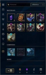 Conta Platina IV, 123 Skins - League of Legends LOL