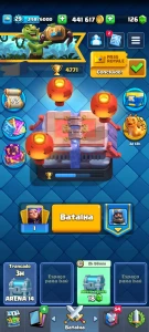 Conta clash royale Lv.29 5000 troféus