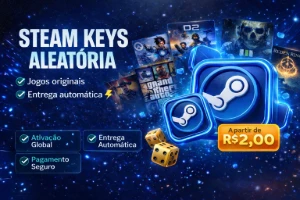 Steam Key Aleatória – Jogo Surpresa para Steam