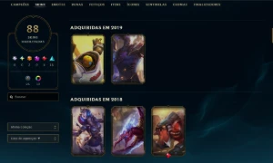 Conta De Lol 2011 | Icones Antigos | 88 Skins | Kayle Juiza - League of Legends