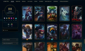 Conta De Lol 2011 | Icones Antigos | 88 Skins | Kayle Juiza - League of Legends