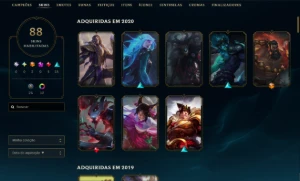 Conta De Lol 2011 | Icones Antigos | 88 Skins | Kayle Juiza - League of Legends