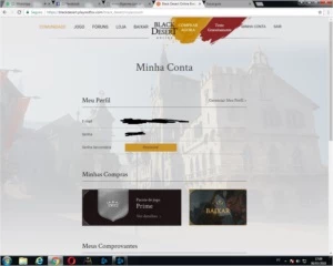 Conta Prime Black Desert Barata. - Outros