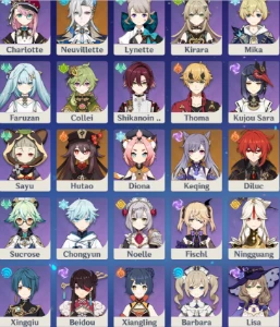 Ar 51 Hutao C1 + Homa + Neuvillette C1+ Alguns T5/Armas T5 - Genshin Impact