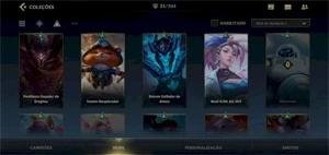 CONTA WILD RIFT QUASE MESTRE E 31 SKINS (4 PASSES)! - League of Legends: Wild Rift LOL WR