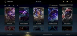 CONTA WILD RIFT QUASE MESTRE E 31 SKINS (4 PASSES)! - League of Legends: Wild Rift LOL WR