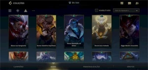 CONTA WILD RIFT QUASE MESTRE E 31 SKINS (4 PASSES)! - League of Legends: Wild Rift LOL WR