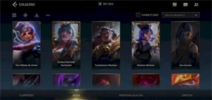 CONTA WILD RIFT QUASE MESTRE E 31 SKINS (4 PASSES)! - League of Legends: Wild Rift LOL WR