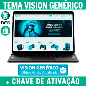 Tema  [conteúdo removido]  Genérico Shopify + Chave de Ativação - Others