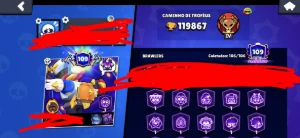 Conta Brawl Stars Endgame | 119.8K Troféus | 106/106 Brawler