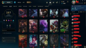 Conta do lol diamante 3, 387 skins, lvl716 - League of Legends