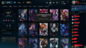 Conta do lol diamante 3, 387 skins, lvl716 - League of Legends