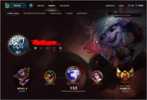 Conta Smurf League of Legends 46 Campeoes LOL