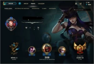Conta lol gold 3 - League of Legends