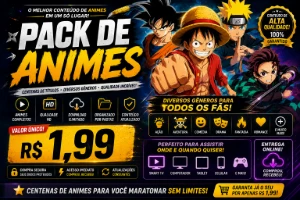 Pack de vídeos de ANIMES - Vídeos e Cortes Cortes Virais