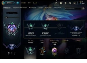CONTA LOL PLATINA 2 - League of Legends