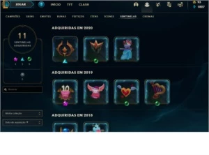 CONTA LOL PLATINA 2 - League of Legends