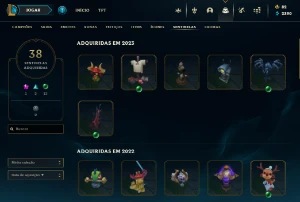 Conta De Lol 186 Skins Esmeralda ( Com Skins Também No Vava) - League of Legends