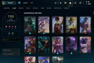 Conta De Lol 186 Skins Esmeralda ( Com Skins Também No Vava) - League of Legends