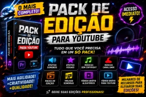 Mega Pack Edição Youtube Completo Sonoros, Visuais, Música.. - Vídeos e Cortes Cortes Virais