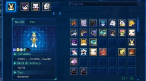 Conta La Dmo com Miko - Digimon Masters Online