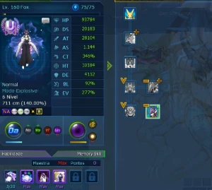 Conta La Dmo com Miko - Digimon Masters Online