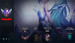 CONTA BRONZE 1 COM 123 CAMPEÕES E 130 SKINS (2 LENDÁRIAS) - League of Legends LOL