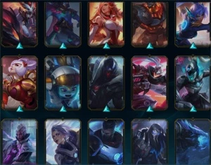 CONTA BRONZE 1 COM 123 CAMPEÕES E 130 SKINS (2 LENDÁRIAS) - League of Legends LOL