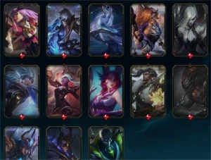 CONTA BRONZE 1 COM 123 CAMPEÕES E 130 SKINS (2 LENDÁRIAS) - League of Legends LOL