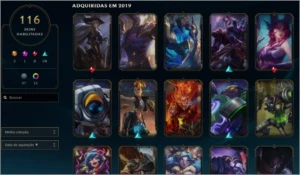 Conta League of Legends lvl 256 - 116 skins LOL