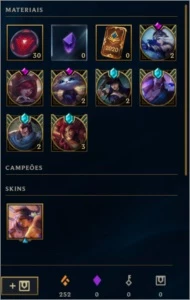 Conta League of Legends lvl 256 - 116 skins LOL